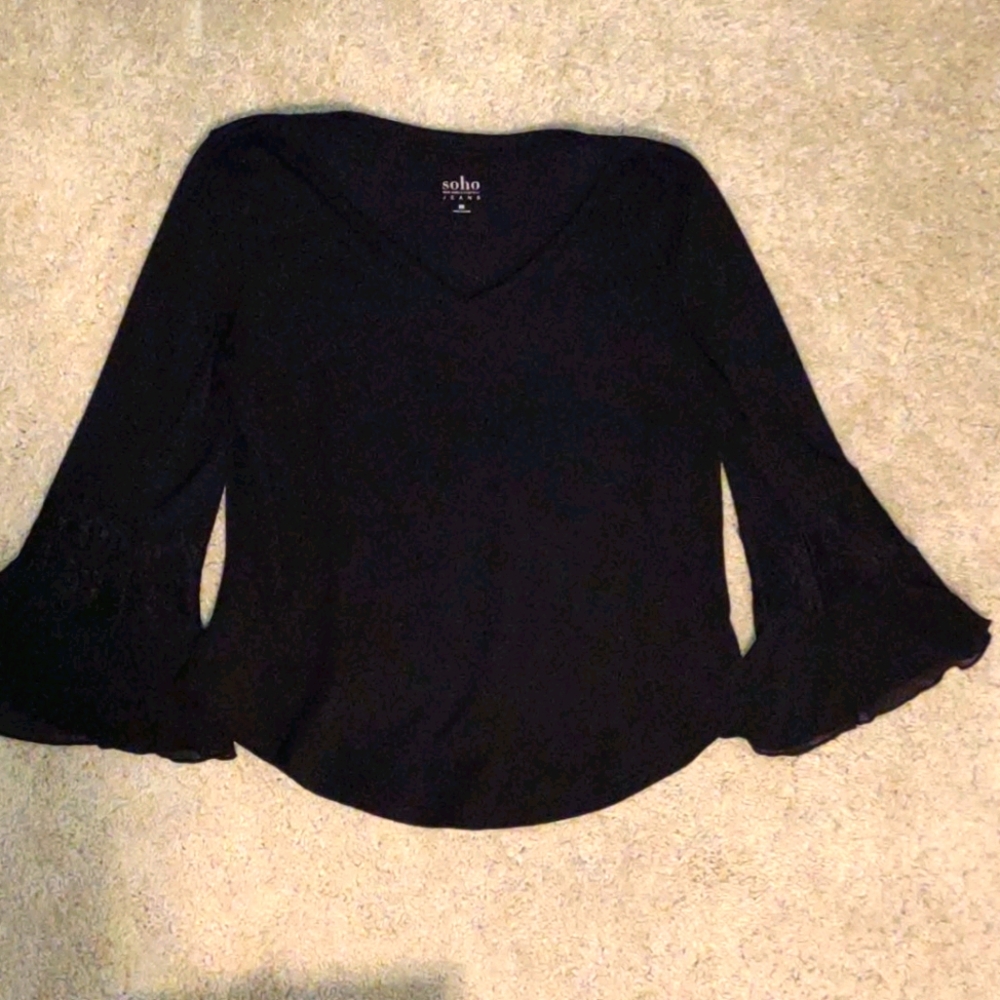 Flowy sleeve dress top